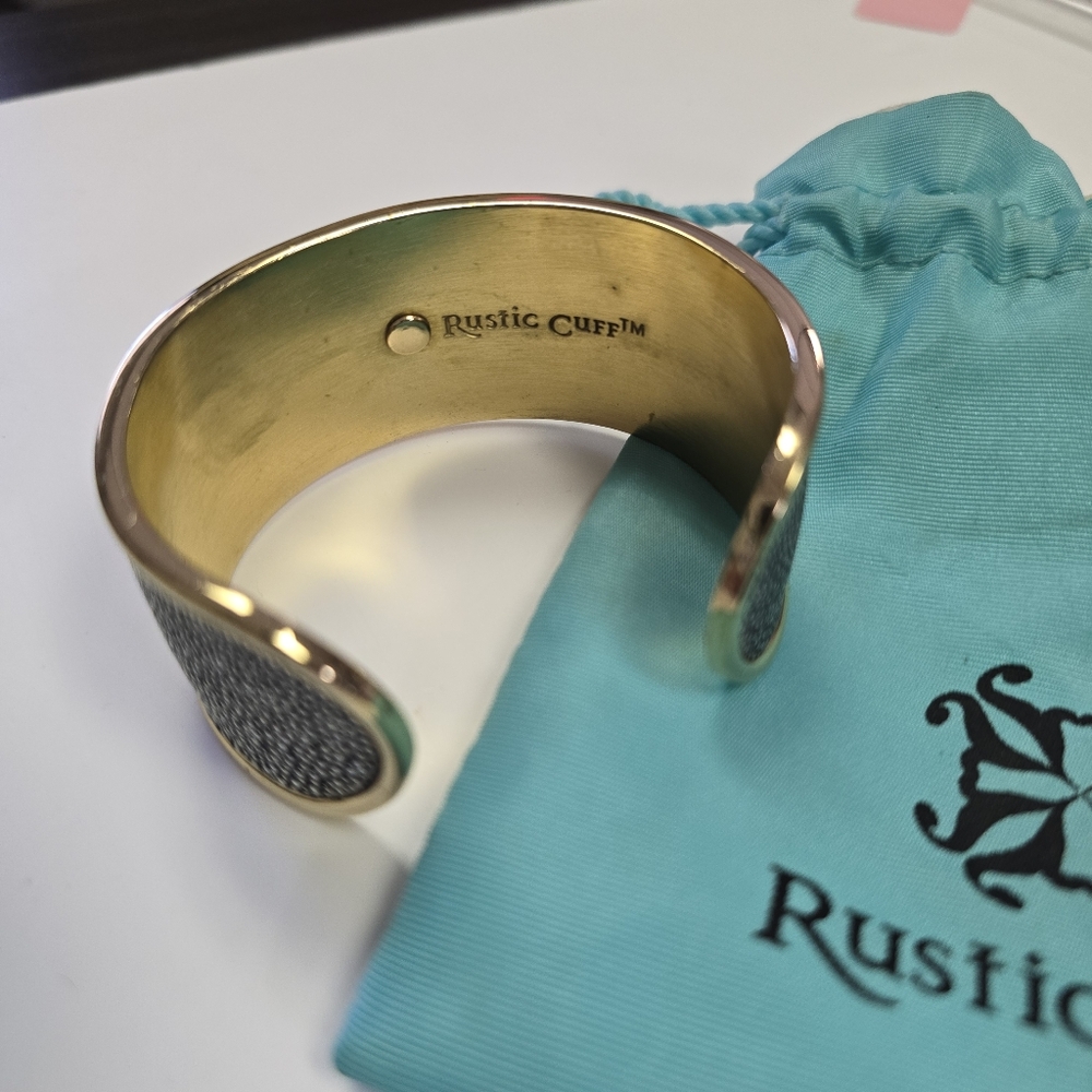 Rustic Cuff Bangle - image 3